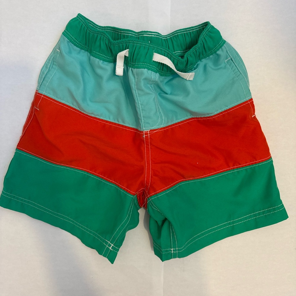 Hanna Andersson Color Block Swim Trunks
